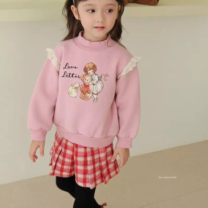 Mori Mori - Korean Children Fashion - #prettylittlegirls - Check Skirt Pants - 8
