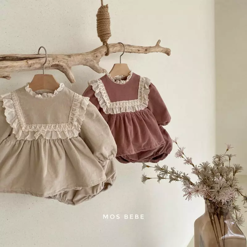 Mos Bebe - Korean Baby Fashion - #onlinebabyshop - Lovely Bloomer Set - 4