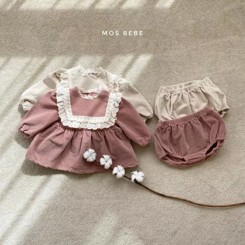 Mos Bebe - Korean Baby Fashion - #babyboutique - Lovely Bloomer Set - 5