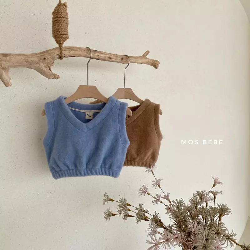 Mos Bebe - Korean Baby Fashion - #babyboutique - Macaroon Vest