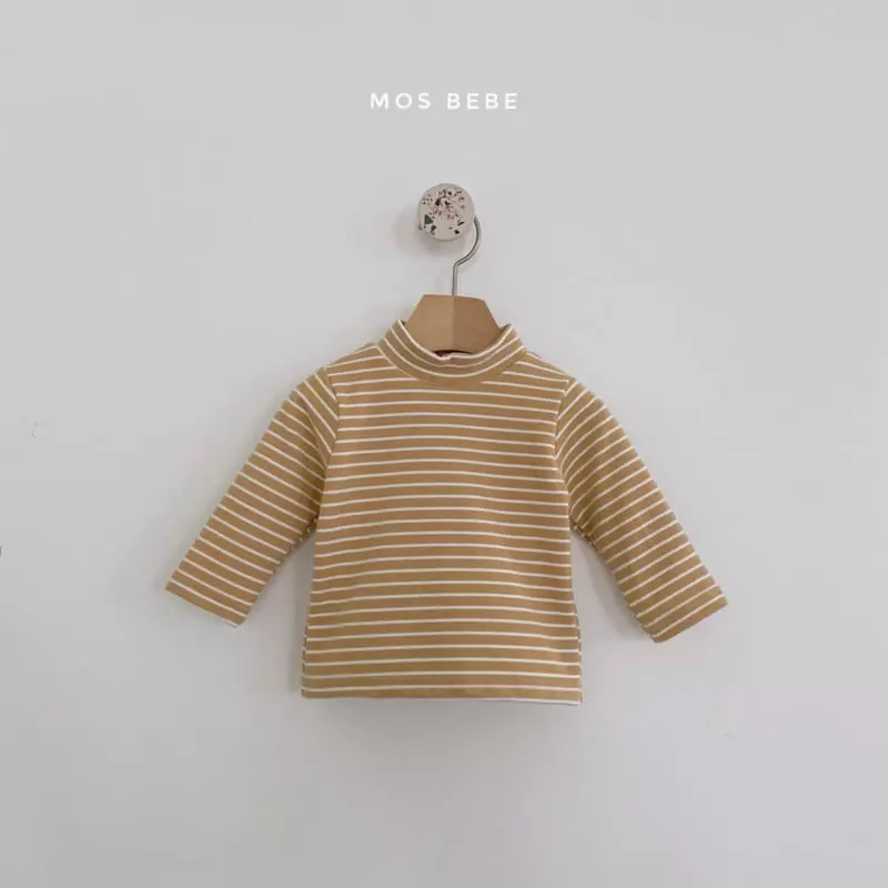 Mos Bebe - Korean Baby Fashion - #babyboutique - Marie Half Turtleneck Tee - 6