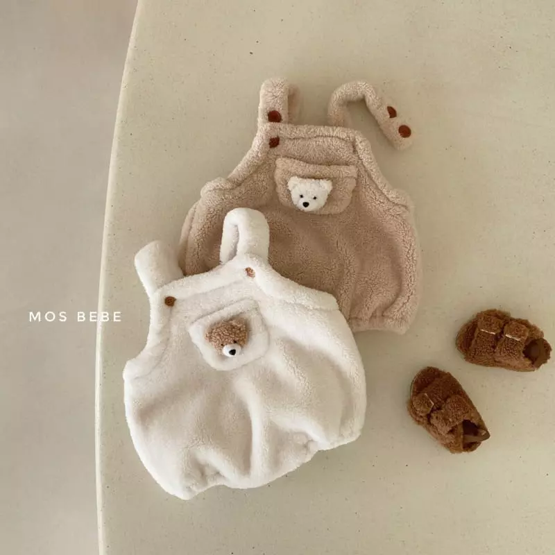 Mos Bebe - Korean Baby Fashion - #babyclothing - Eco Bear Dungarees