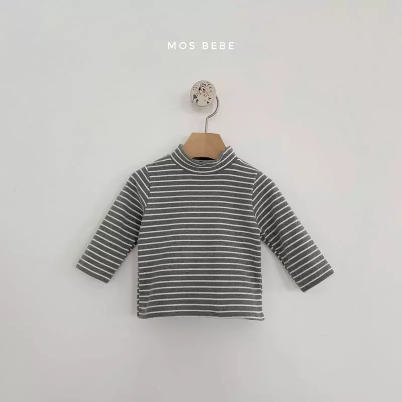 Mos Bebe - Korean Baby Fashion - #babyclothing - Marie Half Turtleneck Tee - 8