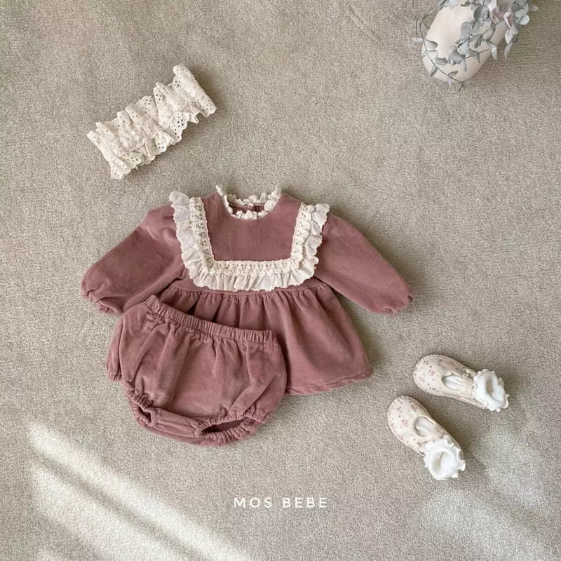 Mos Bebe - Korean Baby Fashion - #babyfashion - Lovely Bloomer Set - 8