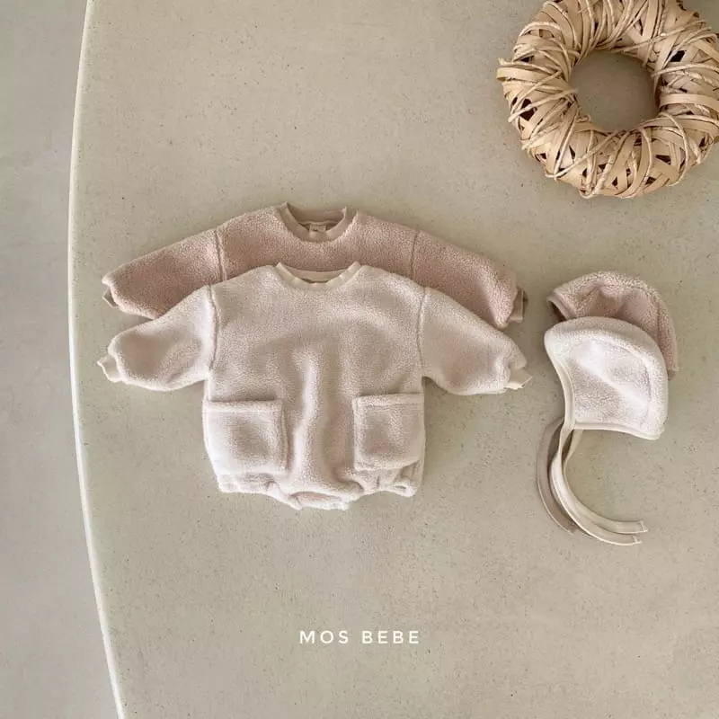 Mos Bebe - Korean Baby Fashion - #babyfashion - Pcoket Bookjle Bodysuit