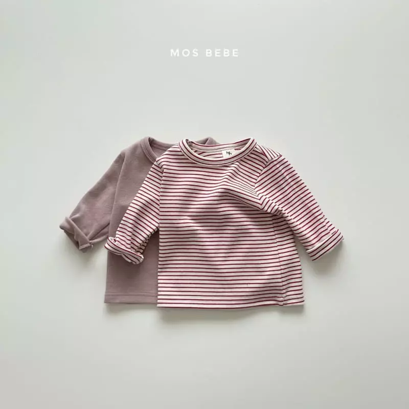 Mos Bebe - Korean Baby Fashion - #babyfashion - 1+1 Cheese Tee - 8