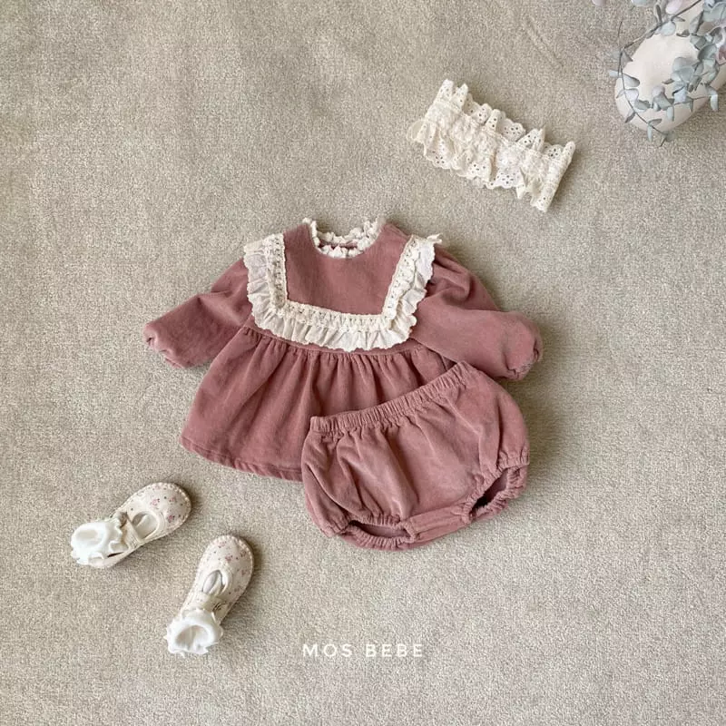 Mos Bebe - Korean Baby Fashion - #babyfever - Lovely Bloomer Set - 9