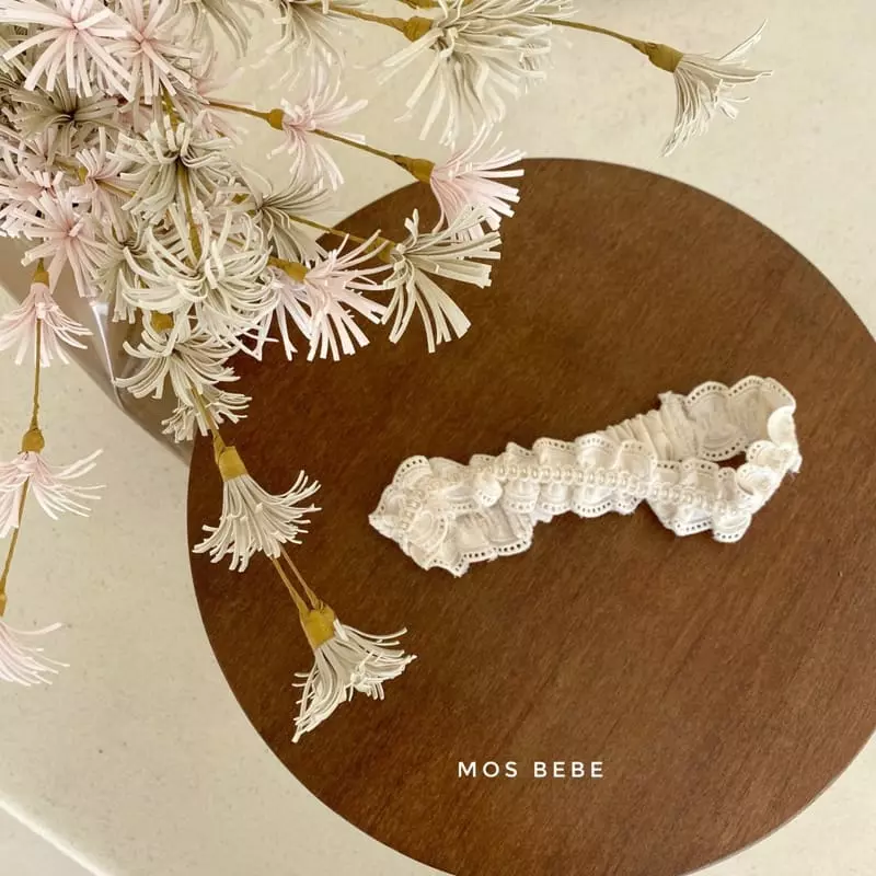 Mos Bebe - Korean Baby Fashion - #babyfever - Lace Hairband - 8