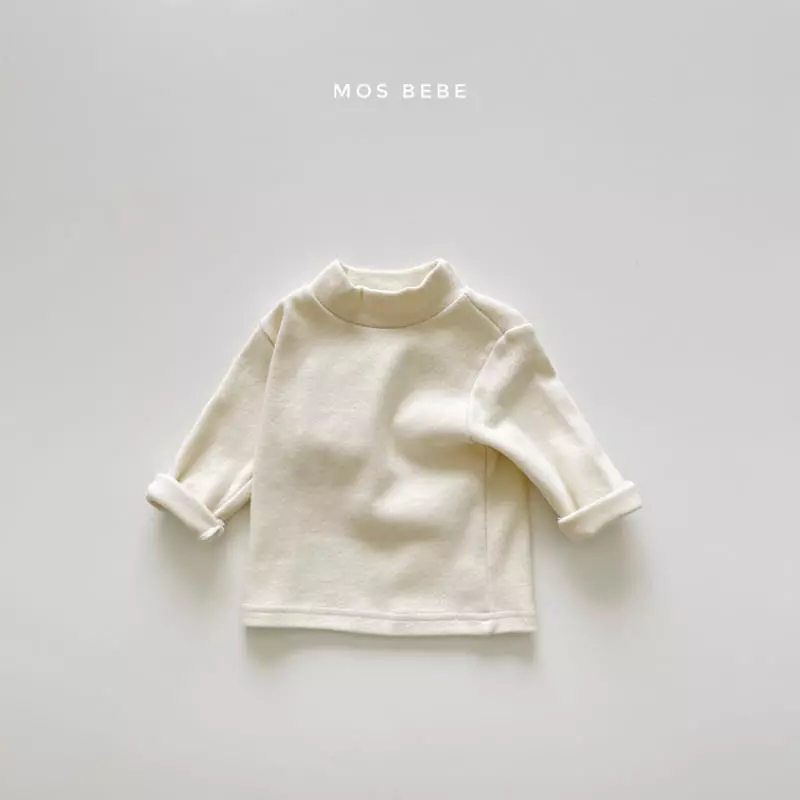 Mos Bebe - Korean Baby Fashion - #babyfever - Marie Half Turtleneck Tee - 10