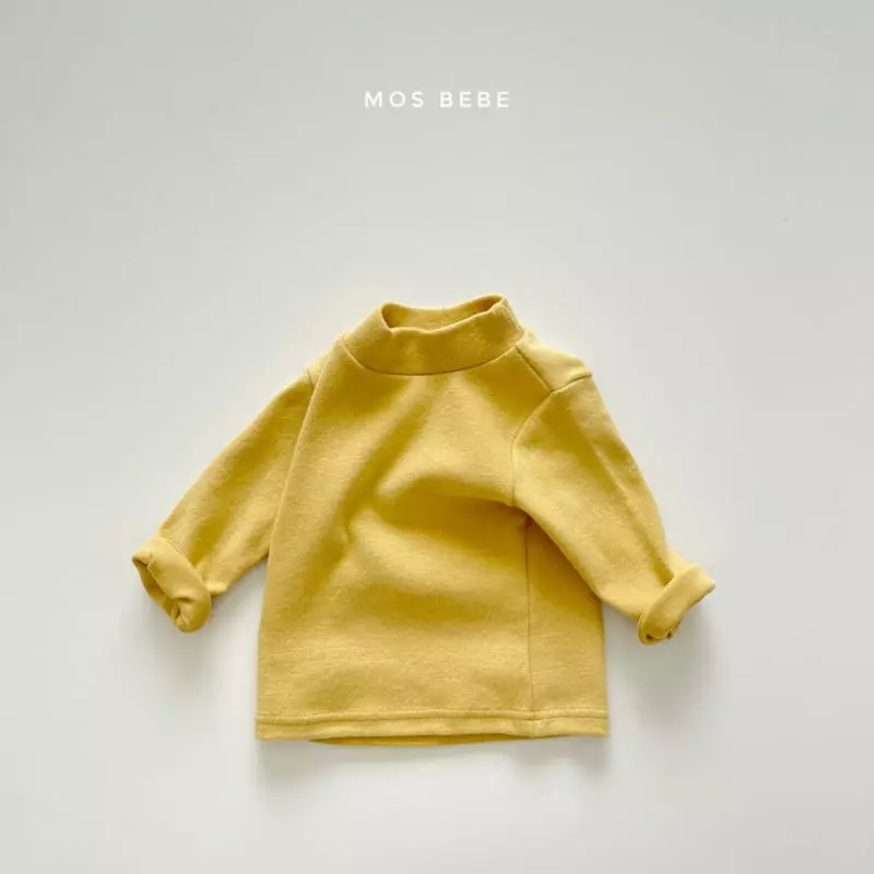 Mos Bebe - Korean Baby Fashion - #babygirlfashion - Marie Half Turtleneck Tee - 11