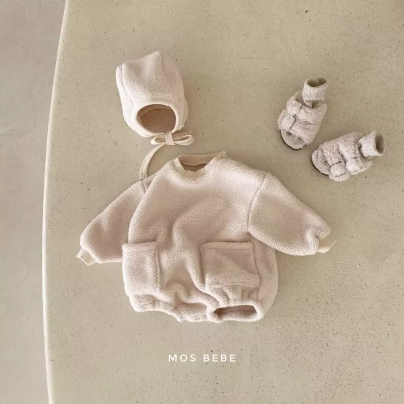 Mos Bebe - Korean Baby Fashion - #babygirlfashion - Pcoket Bookjle Bodysuit - 4