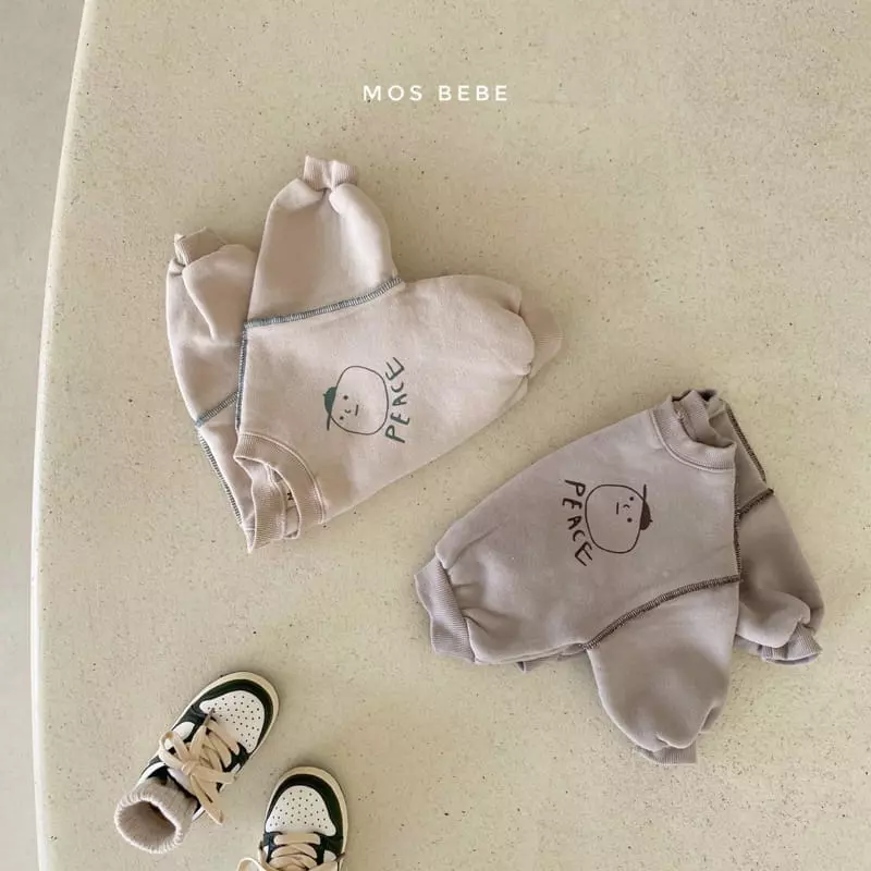 Mos Bebe - Korean Baby Fashion - #babylifestyle - Piece Top Bottom sEt