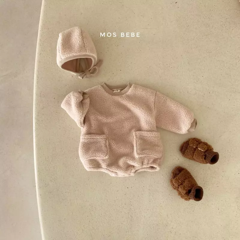 Mos Bebe - Korean Baby Fashion - #babyoninstagram - Pcoket Bookjle Bodysuit - 5