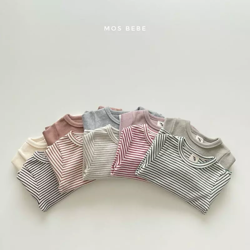 Mos Bebe - Korean Baby Fashion - #babyoninstagram - 1+1 Cheese Tee - 12