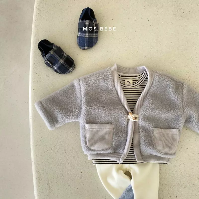 Mos Bebe - Korean Baby Fashion - #babyootd - Bookle Cardigan - 10