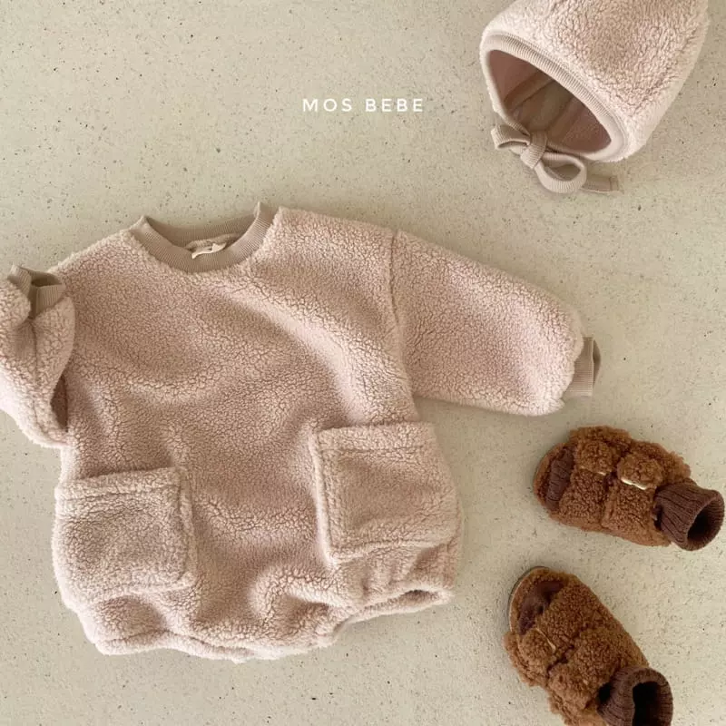 Mos Bebe - Korean Baby Fashion - #babyootd - Pcoket Bookjle Bodysuit - 6
