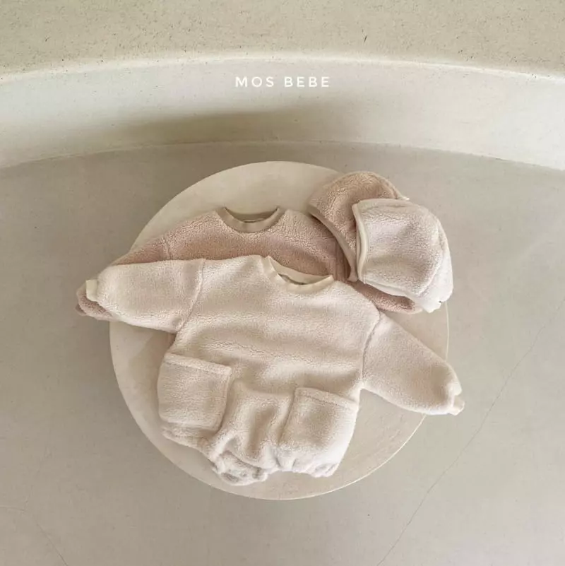 Mos Bebe - Korean Baby Fashion - #babyoutfit - Pcoket Bookjle Bodysuit - 8