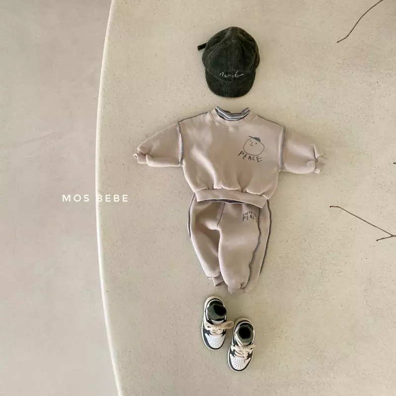 Mos Bebe - Korean Baby Fashion - #babyoutfit - Piece Top Bottom sEt - 5