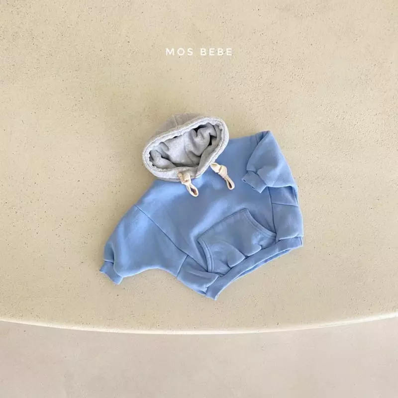 Mos Bebe - Korean Baby Fashion - #babyoutfit - Kangaroo Sweatshirt - 3
