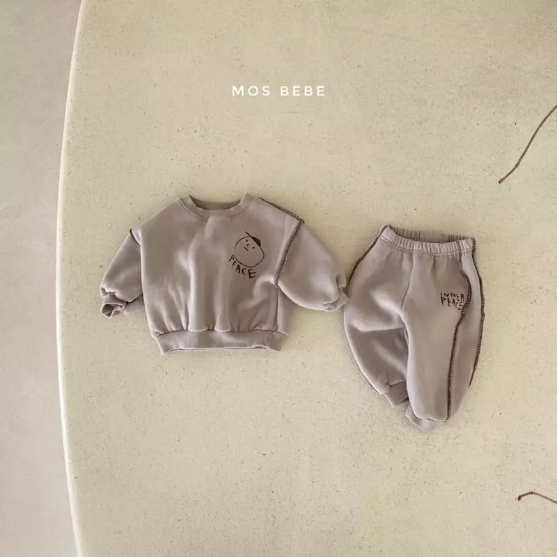 Mos Bebe - Korean Baby Fashion - #babywear - Piece Top Bottom sEt - 6