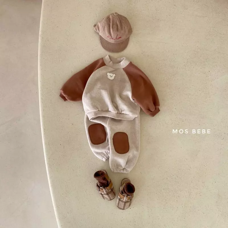 Mos Bebe - Korean Baby Fashion - #babywear - Gomi Top Bottom Set - 5