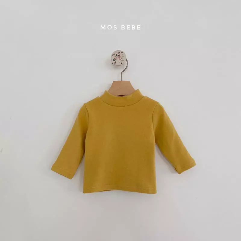 Mos Bebe - Korean Baby Fashion - #onlinebabyboutique - Marie Half Turtleneck Tee - 3