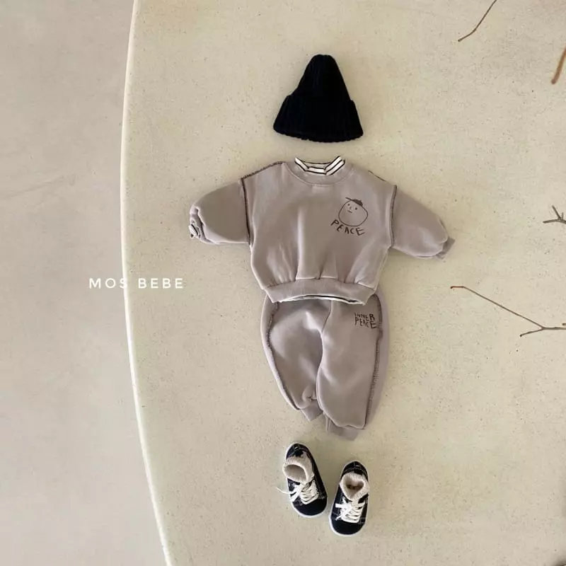 Mos Bebe - Korean Baby Fashion - #onlinebabyshop - Piece Top Bottom sEt - 8