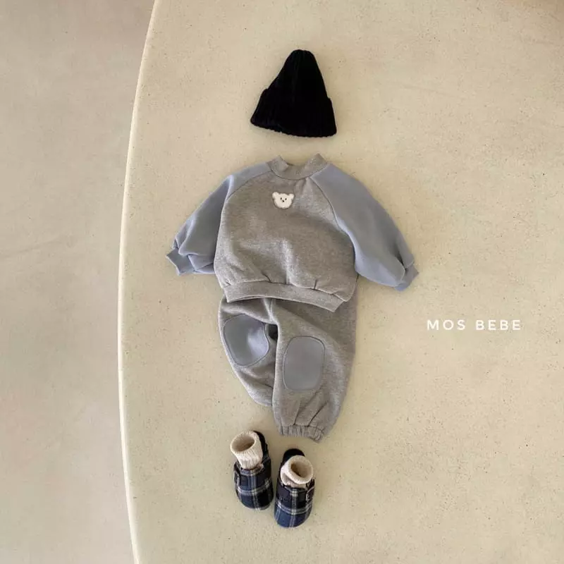 Mos Bebe - Korean Baby Fashion - #onlinebabyshop - Gomi Top Bottom Set - 7