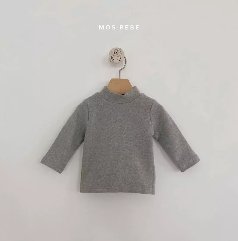 Mos Bebe - Korean Baby Fashion - #onlinebabyboutique - Marie Half Turtleneck Tee - 4