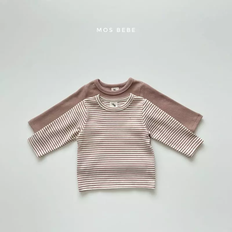 Mos Bebe - Korean Baby Fashion - #onlinebabyshop - 1+1 Cheese Tee - 3