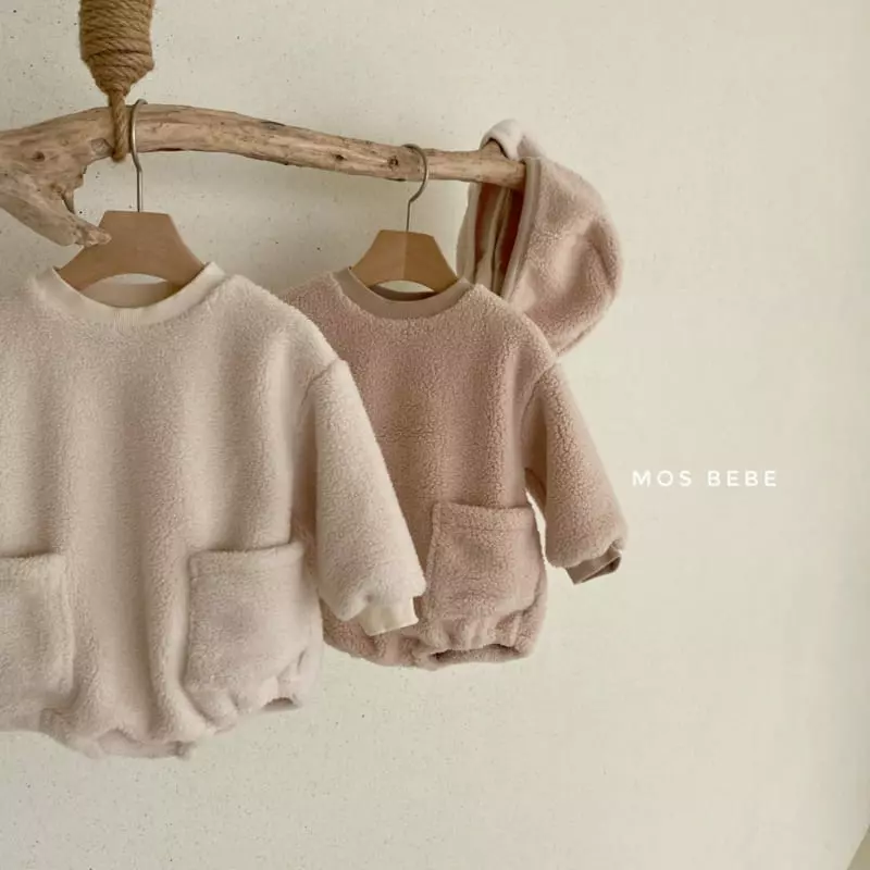 Mos Bebe - Korean Baby Fashion - #smilingbaby - Pcoket Bookjle Bodysuit - 12