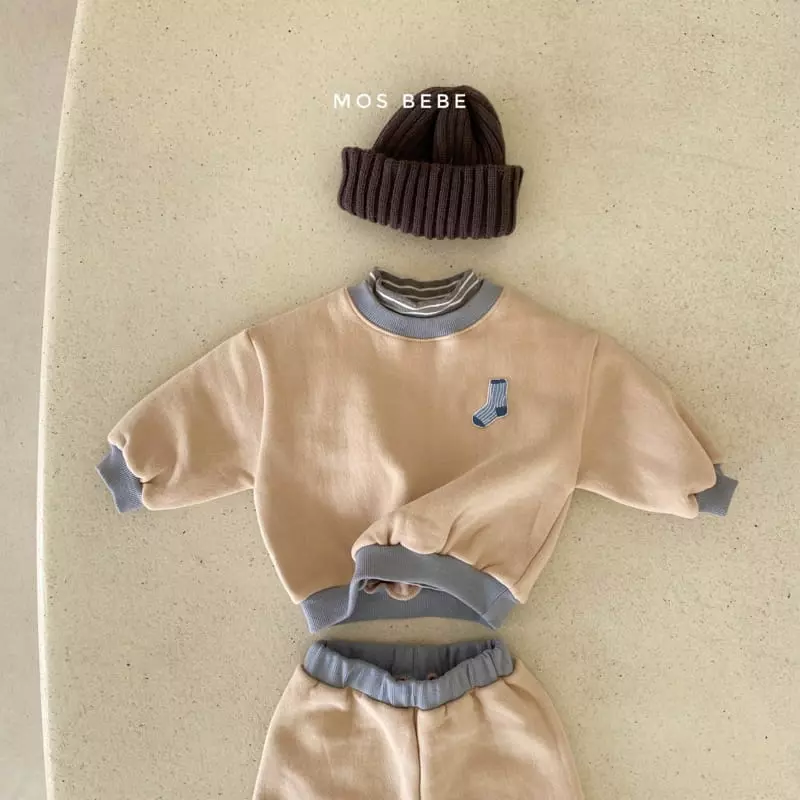 Mos Bebe - Korean Baby Fashion - #smilingbaby - Socks Color Top Bottom Set - 10