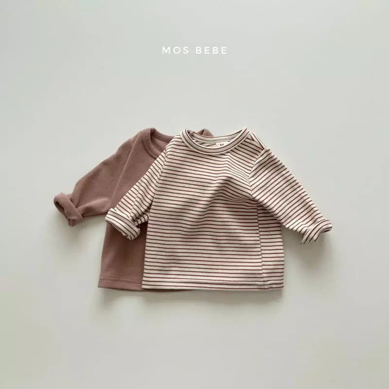 Mos Bebe - Korean Baby Fashion - #onlinebabyshop - 1+1 Cheese Tee - 4