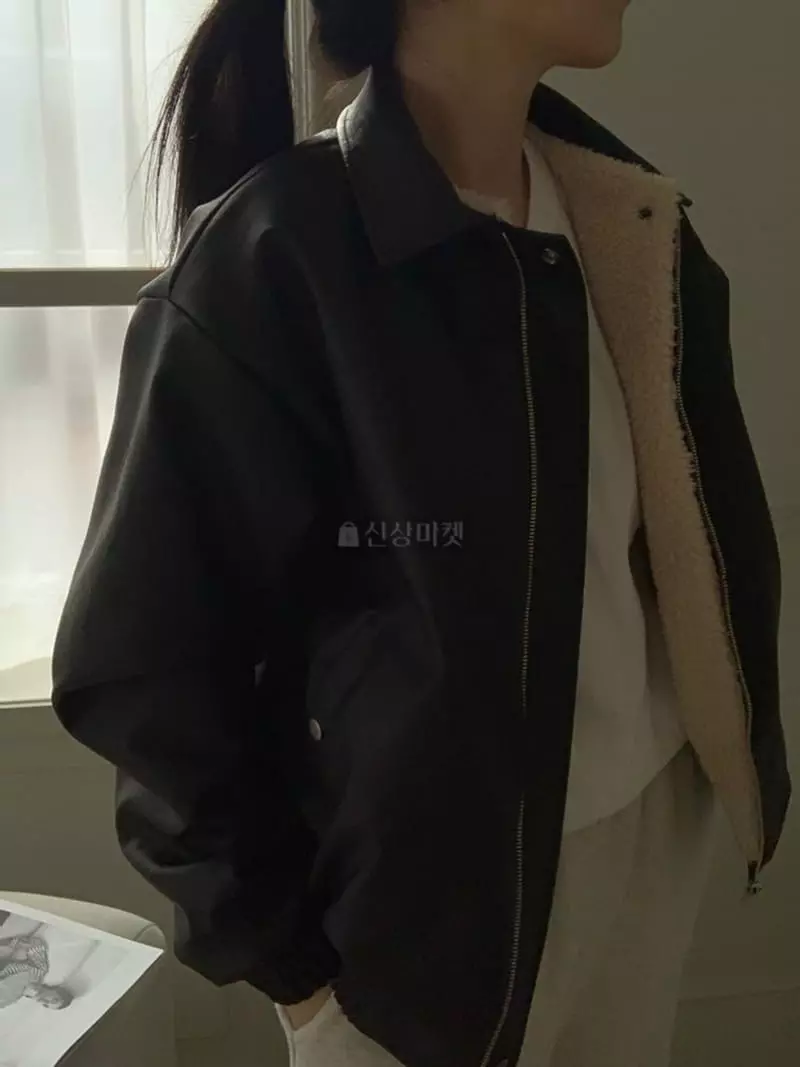 Mosaic - Korean Women Fashion - #momslook - Vintage Reversible Jacket - 3