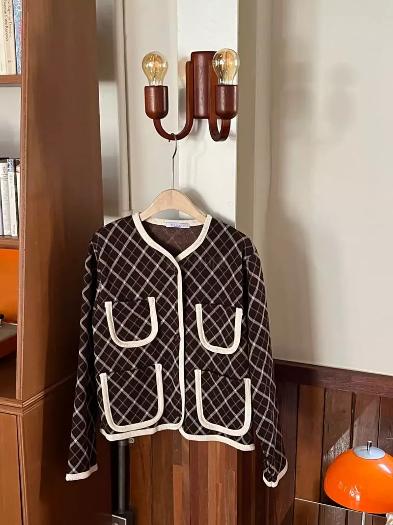 Mosaic - Korean Women Fashion - #momslook - Dia Fleece Cardigan - 12