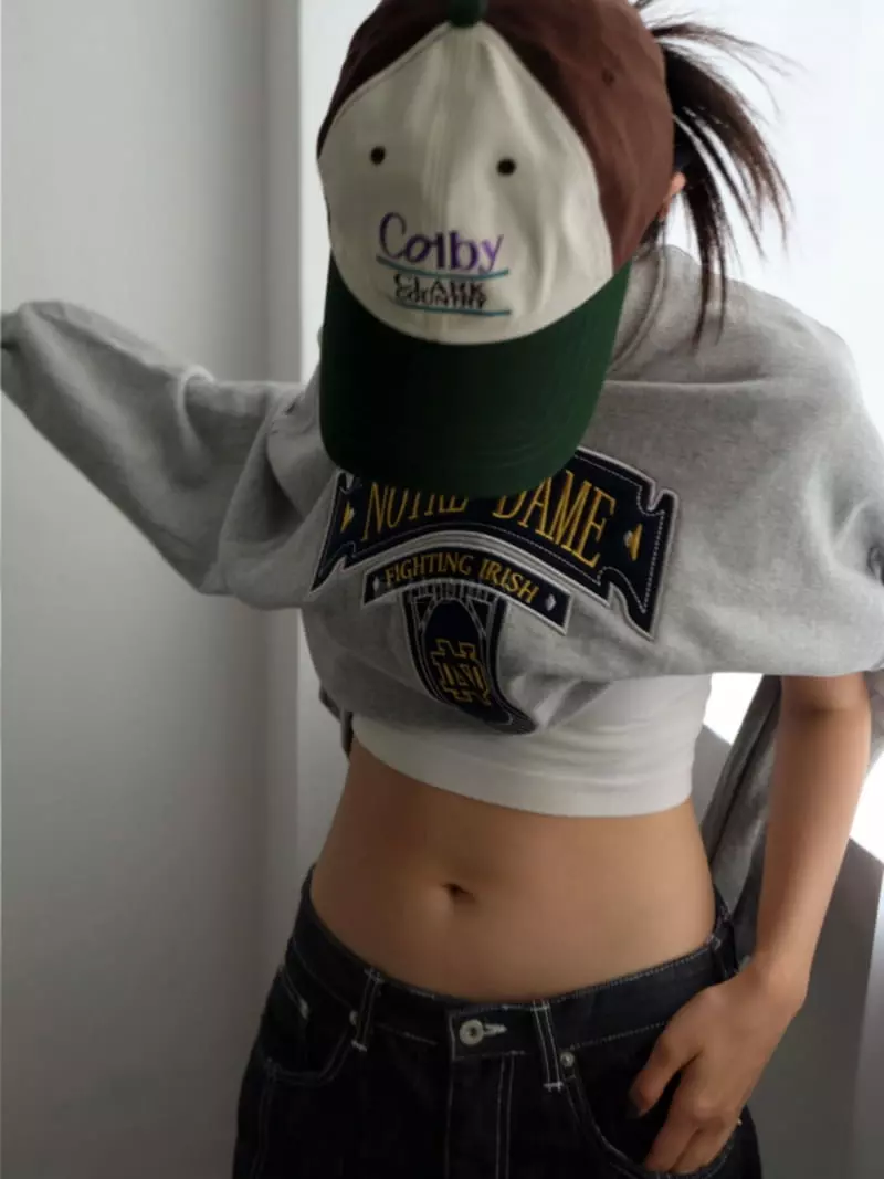 Mosaic - Korean Women Fashion - #momslook - Notre Dame Vintage Sweatshirt - 11