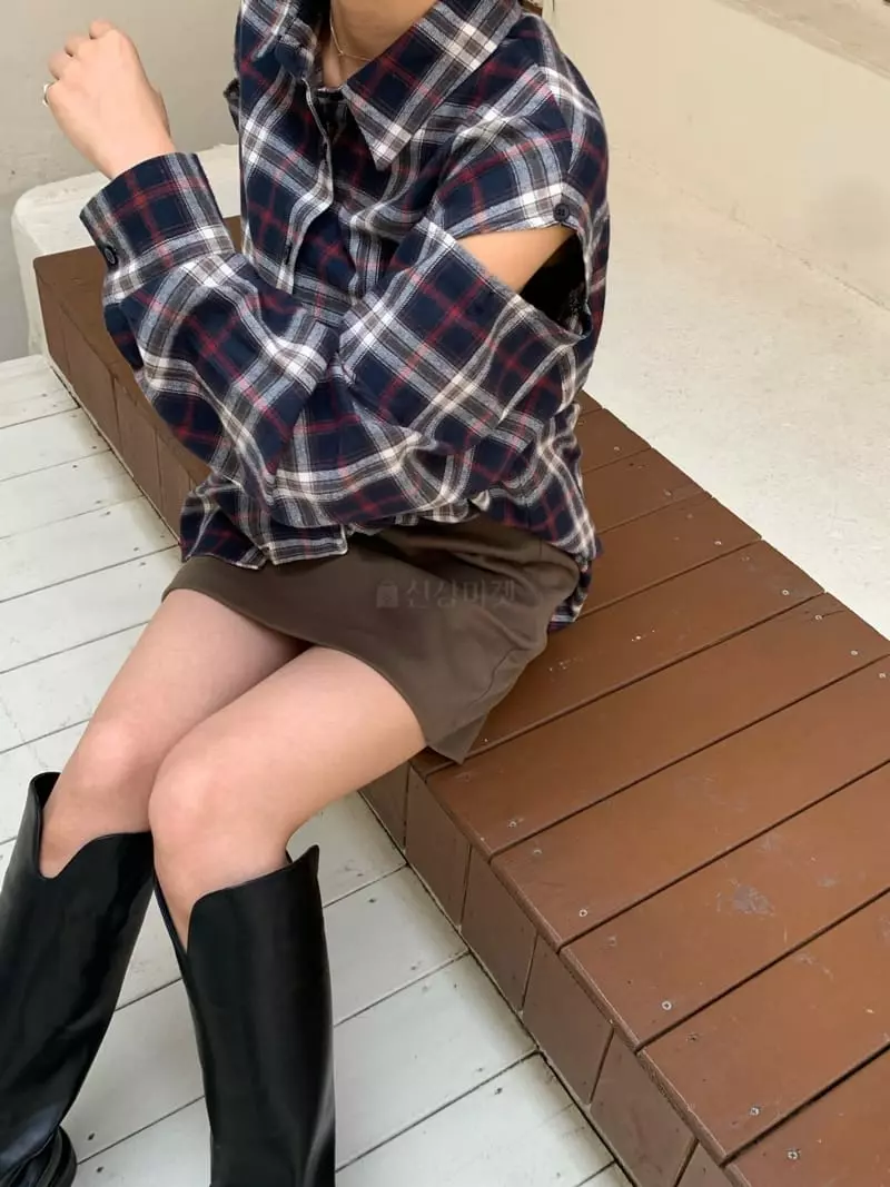 Mosaic - Korean Women Fashion - #romanticstyle - Daily Fleece Skirt - 9
