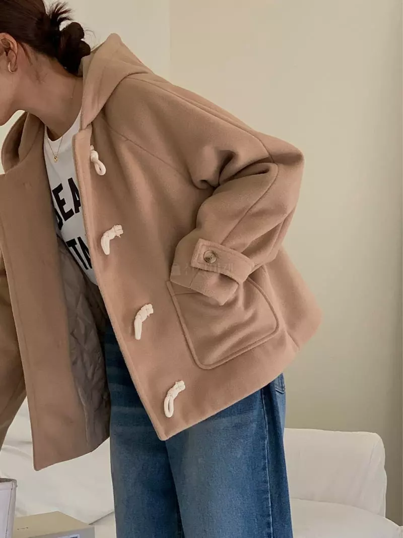 Mosaic - Korean Women Fashion - #vintagekidsstyle - Quilting Short Coat - 7