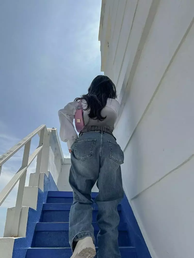 Mosaic - Korean Women Fashion - #womensfashion - Cat Washing Jeans - 11