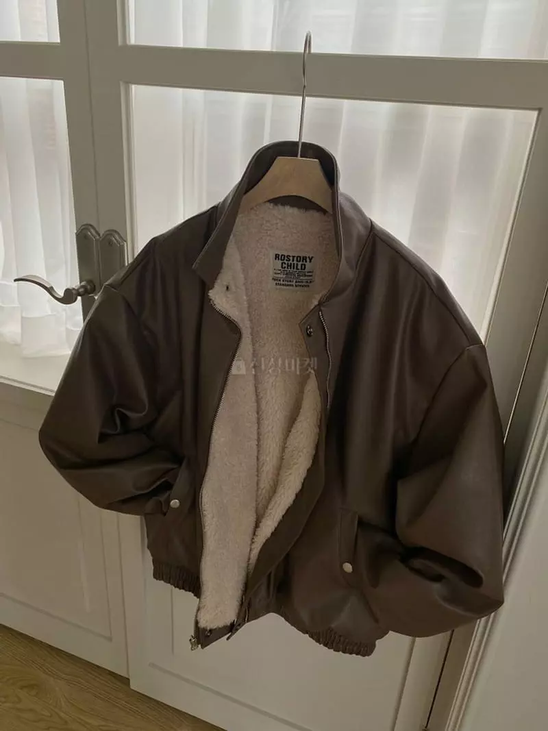 Mosaic - Korean Women Fashion - #womensfashion - Vintage Reversible Jacket - 6