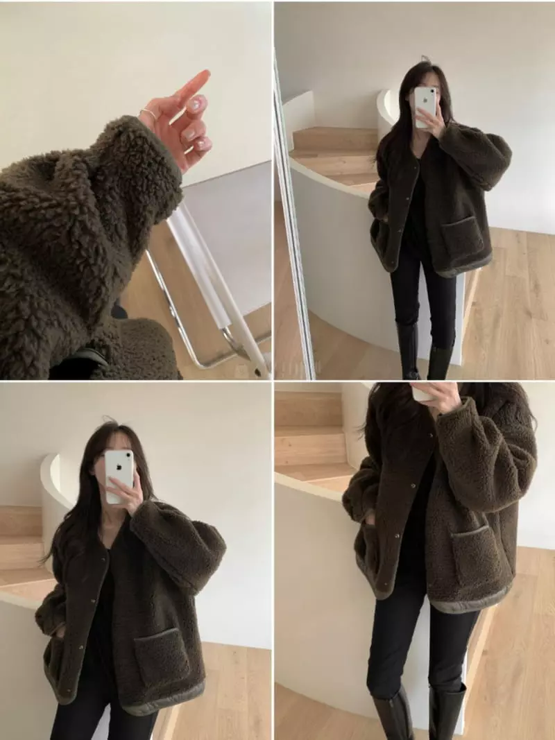 Mosaic - Korean Women Fashion - #womensfashion - Bear Reversible Padding - 8