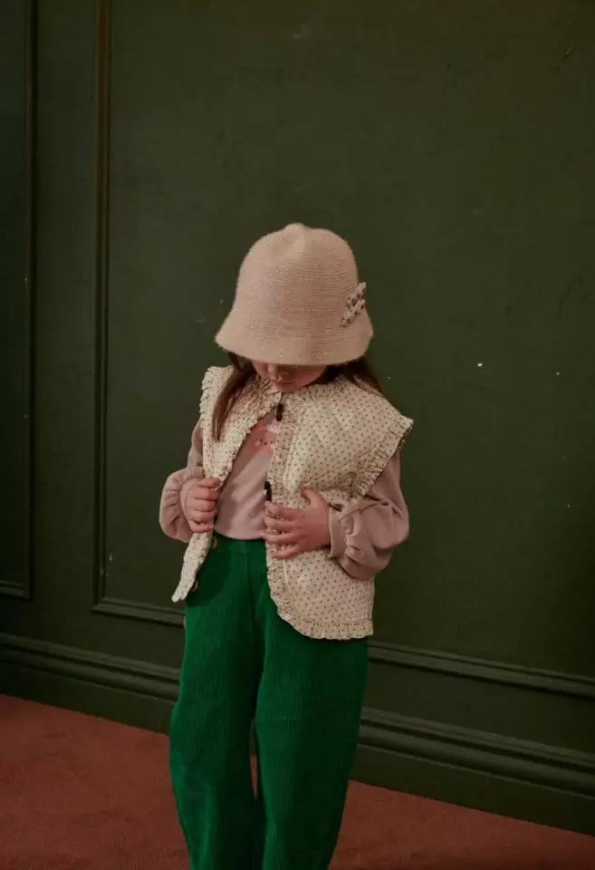 Mumunbaba - Korean Children Fashion - #Kfashion4kids - Frill Quilting Vest - 2