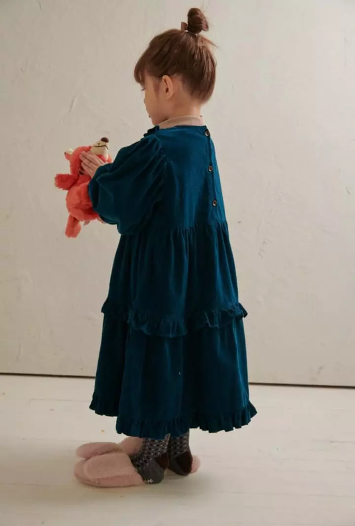 Mumunbaba - Korean Children Fashion - #stylishchildhood - Cancan Rib One-piece - 4