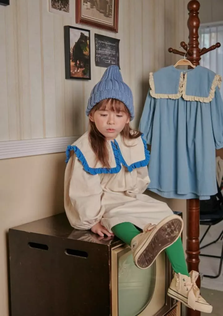 Mumunbaba - Korean Children Fashion - #childofig - Sailor Rib One-piece - 3