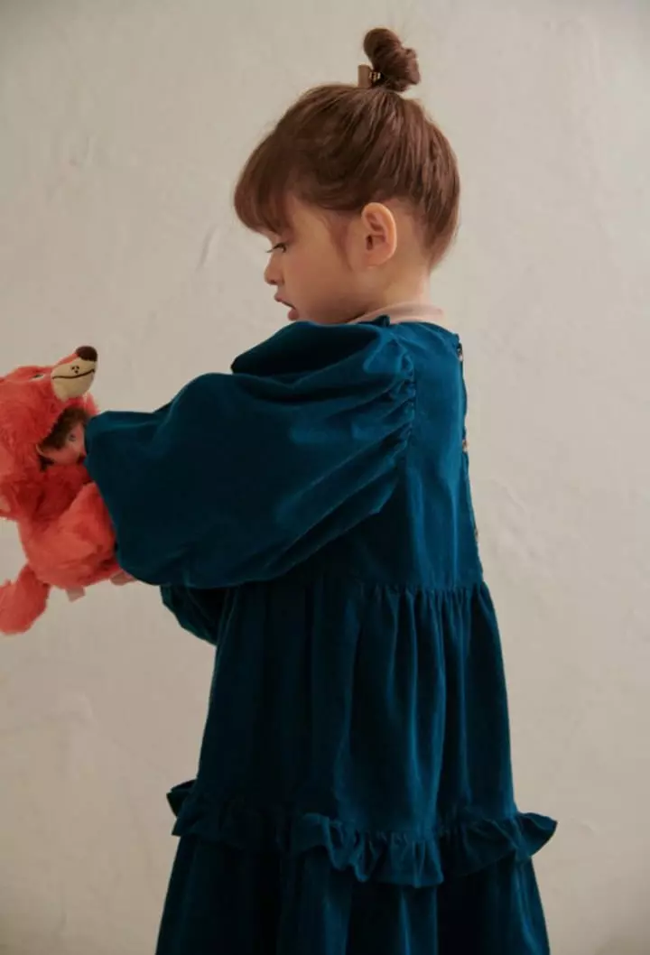 Mumunbaba - Korean Children Fashion - #childrensboutique - Cancan Rib One-piece - 5