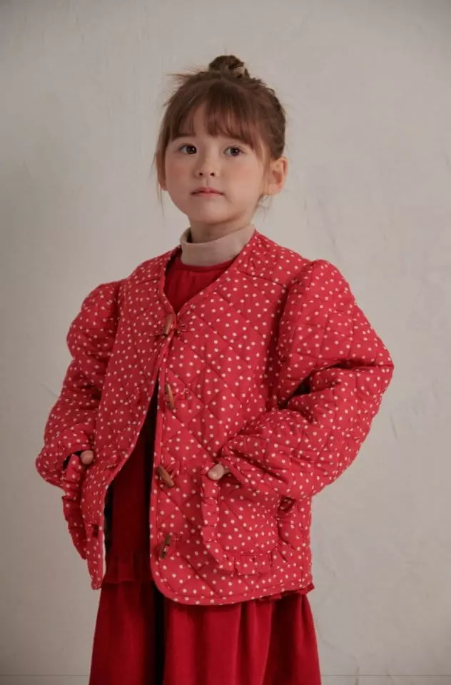 Mumunbaba - Korean Children Fashion - #designkidswear - Bonbon Quilting Jacket - 11