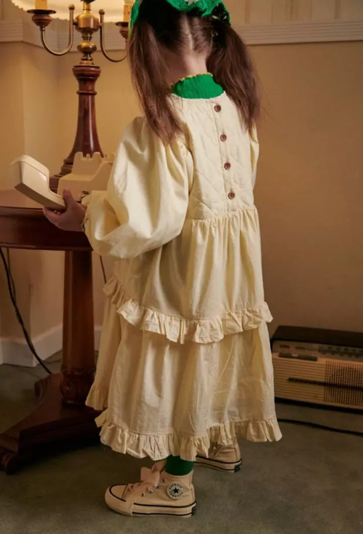 Mumunbaba - Korean Children Fashion - #designkidswear - Quilting Color One-piece - 7