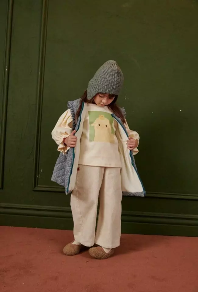 Mumunbaba - Korean Children Fashion - #discoveringself - Button Rib Pants - 9