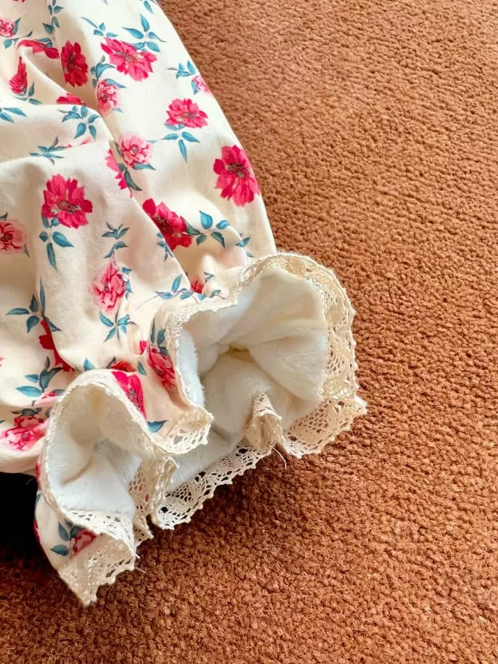 Mumunbaba - Korean Children Fashion - #discoveringself - Mimi Flower Volume One-piece - 9
