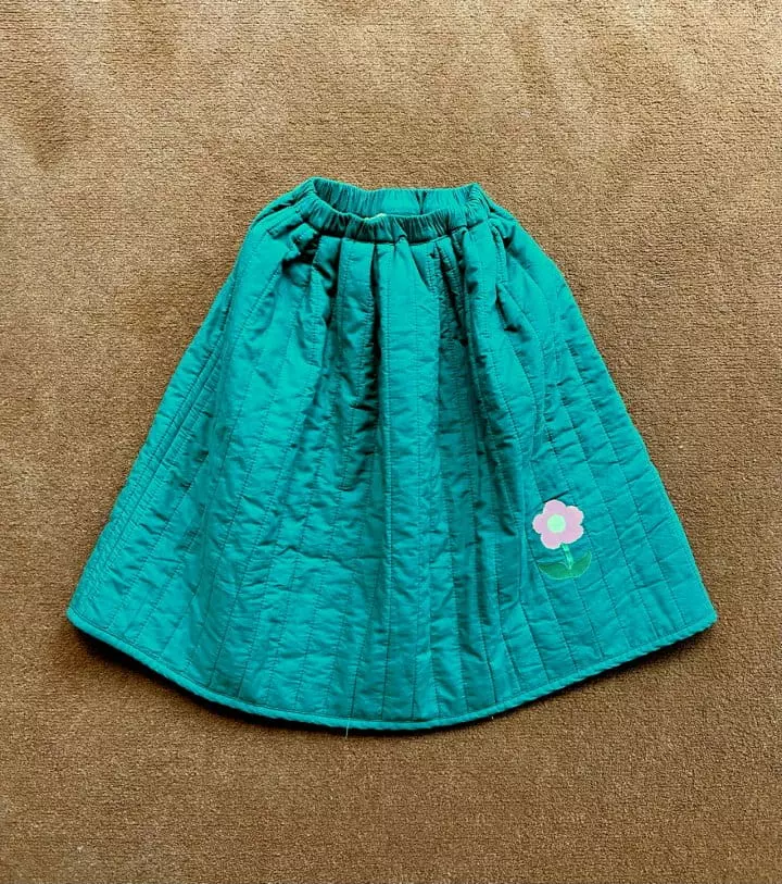 Mumunbaba - Korean Children Fashion - #kidsstore - Quilting Flower Skirt - 9